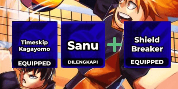 Gambar Product 2 Secret Styles 1 Secret Ability, Time Skip Kagayomo X Sanu X Shield Breaker In One Account | Volleyball Legends