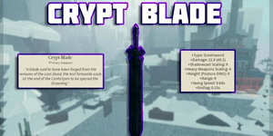 Crypt Blade - Deepwoken