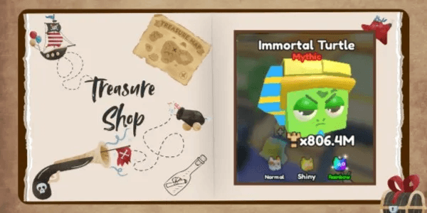 Gym Star Simulator | Rainbow Immortal Turtle (x806.4M Muscle Growth)