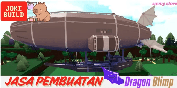 Dragon Blimp Build Service (Build Making Service) | Build A Boat For Treasure RBL