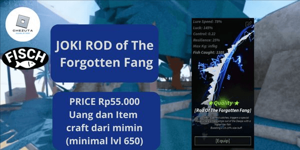 Gambar Product Joki ROTFF / Rod Of the Forgotten Fang