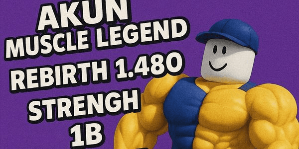 Gambar Product Akun muscle legen rebrith 1.480