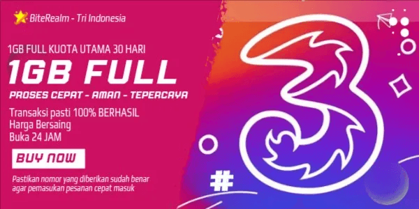 Hanya di bima+ 1 GB (1 Hari)