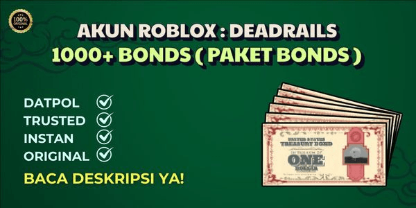 Gambar Product Akun RBL DeadRails (1000+ Bonds)
