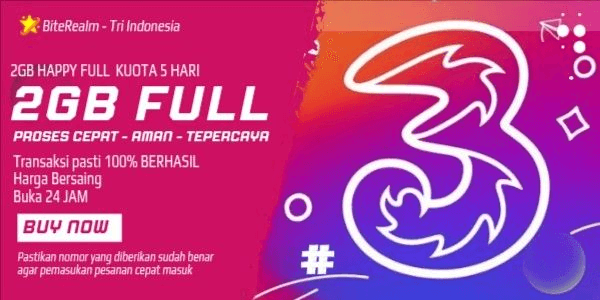 Gambar Product Kuota Happy 2 GB (5 Hari)