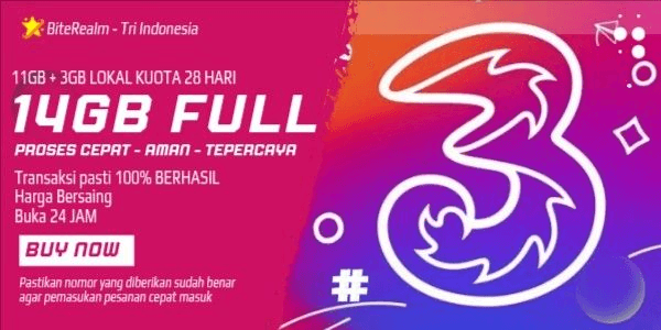 Gambar Product Kuota Happy 12 GB (30 Hari)
