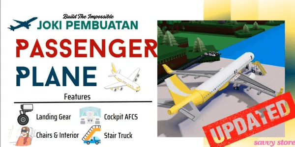 Passenger Plane Build | Build A Boat For Treasure RBL