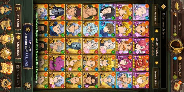 Gambar Product Cheap Seven Deadly Sins Account Part. 05
