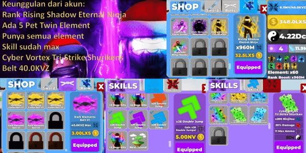 Ninja Legends Account {Plain}