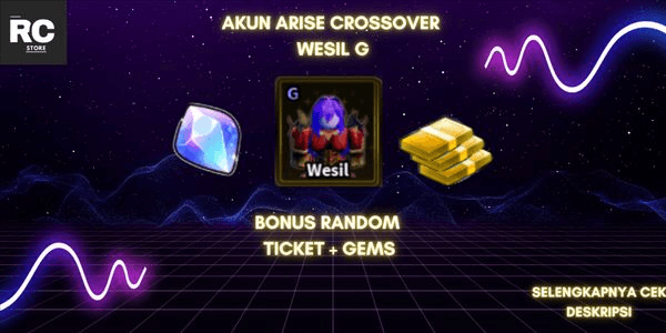 Gambar Product Akun Arise Crossover With Wesil G