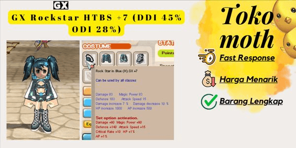 Gambar Product GX Rockstar HTBS +7 (DDI 45% ODI 28%)