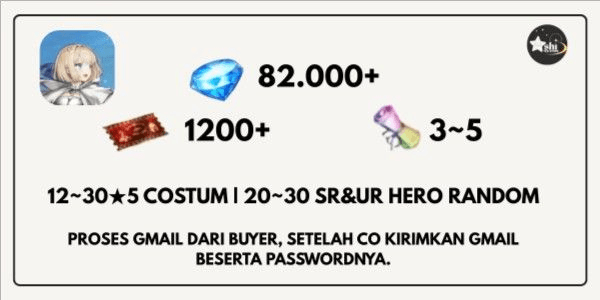 Gambar Product STARTER ACCOUNT BROWN DUST 2, STOCKPILE STARTER ACCOUNT BROWN DUST 2