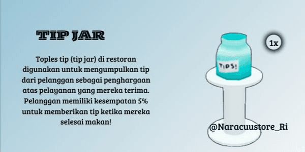 Gambar Product Tip Jar