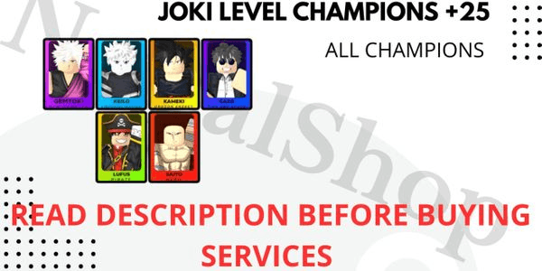 Gambar Product Joki/Jockey/Service Level [+25] All Champions | Death Ball | RBL