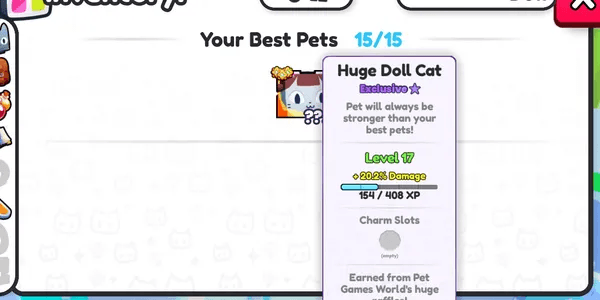 Huge Doll Cat