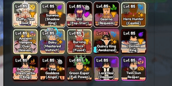 Gambar Product Anime Last Stand 15 Glitch - 22 Avatar - 13 Overlord End Game Account Solo All Content Banyak Unit Limit + Item Evolve Limit Mythic Shard 400+  

(Note: "Banyak" is Indonesian for "many," but the rest is already in . No further translation needed.)