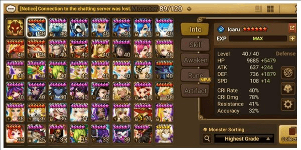 Gambar Product #SW410: Untouch 11th ANNIV [GLOBAL] 2 LD Nat5 Druid/Peter, Bella | Deborah, Dark Yuko/Nobara, Rex | 39 Monster *6
