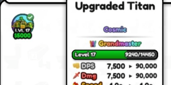 Gambar Product Upgraded Titan Cloverman (cosmic) - Grandmaster trait