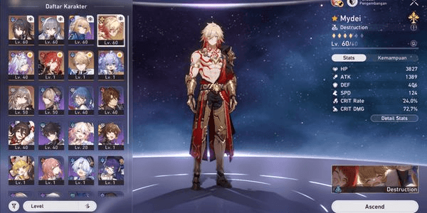 Gambar Product Tl 50 | Castorice, Mydei, Ruanmei, Bailu E1, Bronya, Gepard | Lynx E4, Gallagher E2