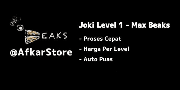 Gambar Product Joki Level 1 - Max