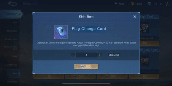 Gambar Product Flag Change Card