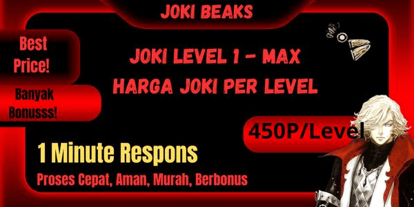 Gambar Product Joki Level 1-Max 450P/Level | Beaks RBL |
