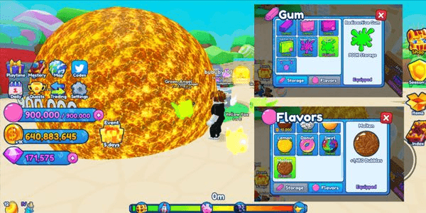 Gambar Product AKUN BUBBLE GUM SIMULATOR INFINITY