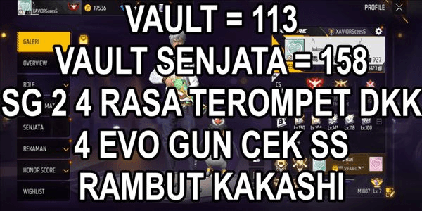 Gambar Product #4 FREE FIRE ACCOUNT AS PICTURED