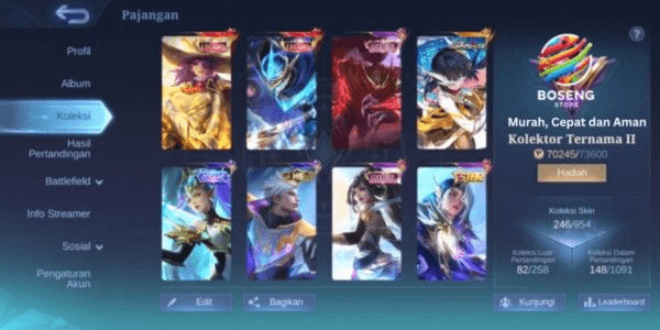 Gambar Product AKUN ML SULTAN MURAH HARGA TERJANGKAU BANYAK SKIN 246  

to:  

CHEAP ML ACCOUNT SULTAN AFFORDABLE PRICE MANY SKIN 246