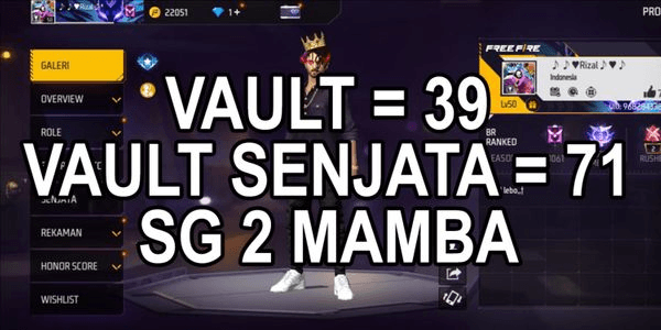 Gambar Product #3 FREE FIRE ACCOUNT AS SHOWN IN THE PICTURE