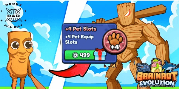 +4 Pets Slots - Brainrot Evolution