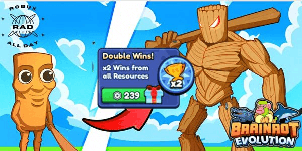 Gambar Product Double Wins - Brainrot Evolution