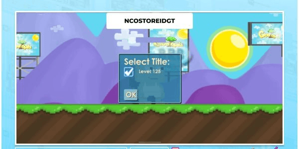 Gambar Product Akun Growtopia Bluename Level 125 | Nama Biru Murah | ncostoreidgt