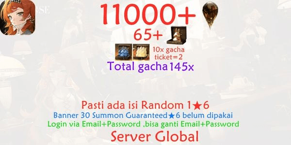 Gambar Product Reverse Gacha Account 1999-6