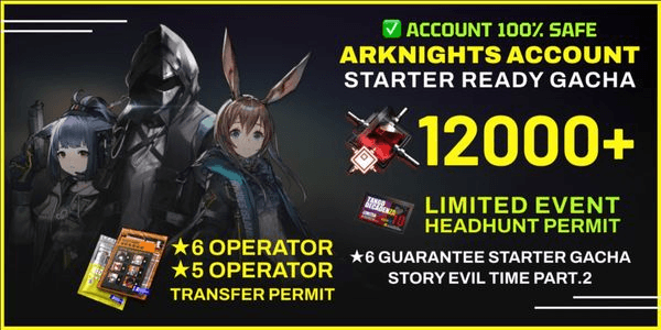 Gambar Product Arknights Starter Ready Gacha [A]