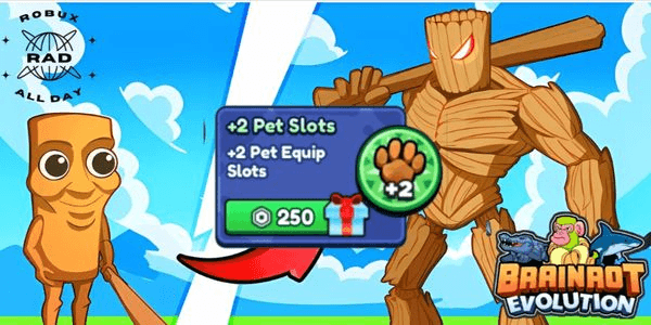 Gambar Product +2 Pet Slots - Brainrot Evolution