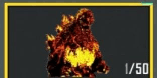 Gambar Product PUBG Mobile Popularity +400 Burning Godzilla