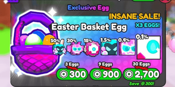 Gambar Product Easter Basket Egg X9