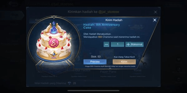 Gambar Product 8th Anniversary Cake