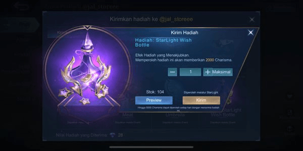 Gambar Product Starlight Wish Bottle