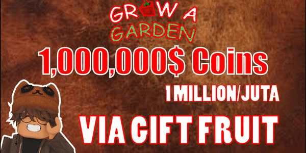 Gambar Product Grow a Garden 1M Coin - gifting fruit