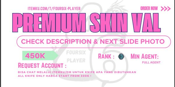 Gambar Product STARTER ACCOUNT Valorant | PREMIUM SKIN | Ready Competitive | Lv 40++ | 5
