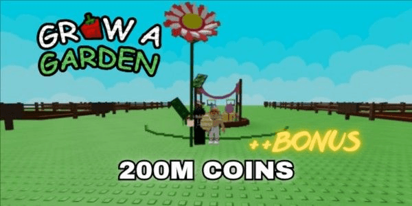 Gambar Product Grow A Garden - 200M$ Sheckles Coin [Gifting Fruits] ++ BONUS