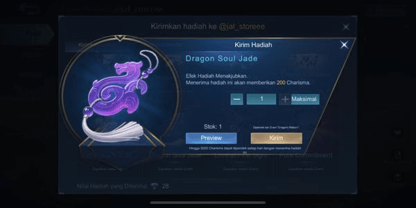 Gambar Product Dragon Soul Jade