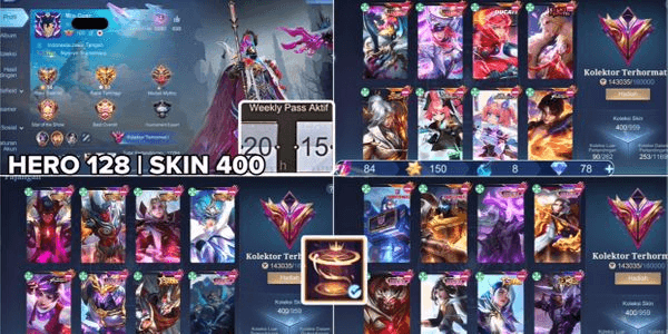 Gambar Product ML SUPER SULTAN, LEGEND ALPHA, LEGEND FREYA, KOF VALIR, LANCE KINSHIN, COLLECTOR CECILION, AMAN ANTI HB GARANSI SELAMANYA