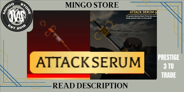 Gambar Product Attack Serum (Via Trade) - Attack on Titan Revolution | AOTR