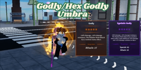 Godly / Hexed Godly Umbra Bonus Sanji Check Description | A Universal Time