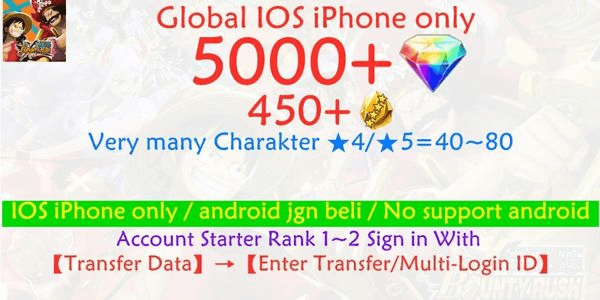 Gambar Product Akun OPBR ONE PIECE Bounty Rush-i7