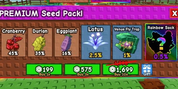 Gambar Product 10x Premium Seed Pack