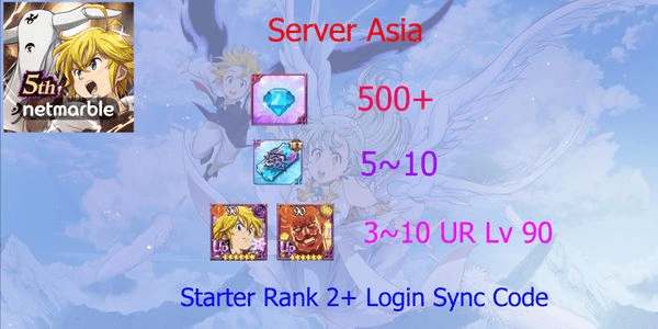 Gambar Product Account Starter Seven Deadly Sins: Grand Cross [ASIA]#1  

(Note: Since the text is already in , no translation is needed.)